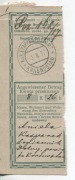 PRZEKAZ POCZTOWY-KRASNOSTAW 1917