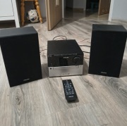 Miniwieża Philips MCM2300/12 srebrno-czarna