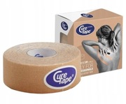 Cure tape 2,5cm x 5 m beżowa
