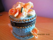 szkatułka na biżuterię koszyk