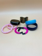 Zestaw 6 bransoletek duże kolczyki – retro/vintage mix 80s/90s Y2K