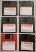 VERBATIM - dyskietki 1,44 MB 3,5" - 6 sztuk