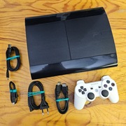 PLAYSTATION 3 PS3 SUPER SLIM 500GB Kontroler Stan 8/10 PRZECZYTAJ OPIS !