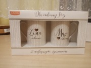 Kubki prezentowe "Mąż, Żona"