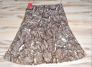 153^ M&co letnia spódnica bawełna liście 38/40