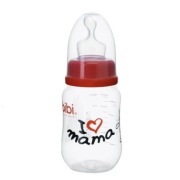 Bibi butelka antykolkowa I Love mama classic, wąskotorowa, 125ml