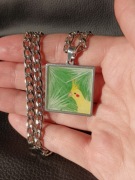 Ręcznie robiony wisiorek "Nimfa"