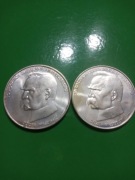 50000zł 1988r.Józef Piłsudski- srebro- z pięknym połyskiem- szt.2