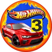 Pan Opłatek na tort - HOT WHEELS