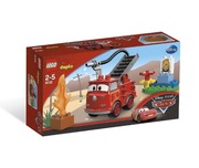 LEGO Duplo 6132 Cars Auta Edek Wóz strażacki Zestaw kompletny z pudełkiem
