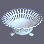 Patera Kosz Ażurowy KPM Berlin 1837-44 Lwie Łapy Biedermeier