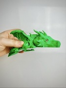 Baby Dragon - magnes 3D, ruchomy, wielokolorowy. TYLKO U MNIE!