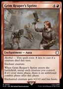 MTG Magic - Grim Reaper's Sprint FOIL PIP