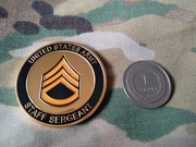 Challenge coin US Army Staff Sergeant Rank