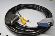 Kabel przewód Amiga - TV euro scart RCA RGB 1,5m 