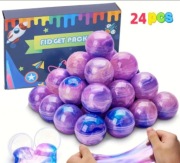 Slime kule  24 sztuki slajm glutek 