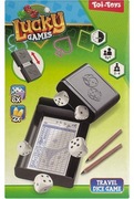 Travel Dice Game Gra w kości podróżna z notesem