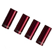 Końcówki Na Pancerz Hamulcowy JAGWIRE 10szt. Bordowe Aluminiowe Trwałe