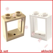 LEGO 60592 OKNO 1x2x2 futryna biały piaskowy/Tan - 1 szt