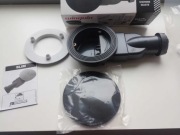 Syfon do brodzika Wirquin Pro Black Touch slim 40mm czarny fi 90 odpływ