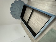 Łóżko muszla 120x200 niebieskie