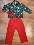 Komplet bożonarodzeniowy dla chłopca 2-3 lata rozmiar 98
