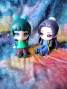 Zestaw 2 figurek z anime Dziennik Zielarki Maomao i Jinshi chibi