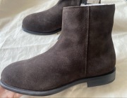 Skórzane botki Zara 39