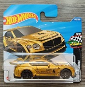 HOT WHEELS 2018 Bentley Continental GT3 złoty
