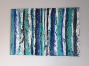 Jane Jax, obraz olejny na płótnie, abstrakcja