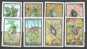 Mongolia 1972 Mi 685-692 owady**czyste