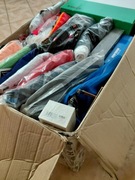 BOX markowej odzieży sportowej (Under Armour, Diadora, 4F, Pit Bull)