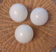 Klosz szklany do lamp KULA szklana pełna biała 13cm. 