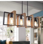 4-punktowy żyrandol w stylu rustykalnym