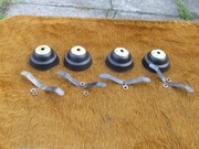 4 ROZETY , PODKLOSZÓWKI  9 CM , WYS 5,5 CM