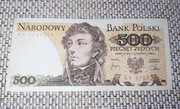Banknot 500 zł 1 czerwca 1982 seria FY stan SUPER