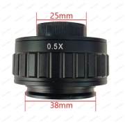 Adapter kamery do mikroskopu 0.5X 38mm -> C-mount
