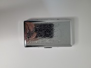 Metalowa papierośnica etui na papierosy cygaretki 