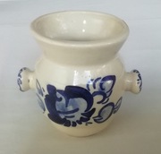 Fajansowy wazonik ręcznie malowany [W25]