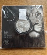 Big Five I - Lion 2019, 1oz Ag
