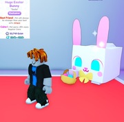PET Huge ESTER BUNNY ROBLOX Pet Simulator X PSX GEMS