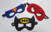 Zestaw Masek Superman + Batman + Spiderman do stroju przebrania maska