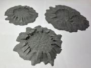 Makieta kraterów / zniszczonego terenu  – teren do gier bitewnych – druk 3D