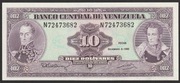 Wenezuela 10 bolivares 1992 - Bolivar - Sucre - stan bankowy UNC