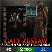 Diablo 4 IV ZESTAW rain of arrows ROGUE SINS OF HORADRIM nowy sezon 9