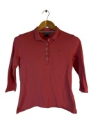 Koszulka polo damska Tommy Hilfiger różowa M