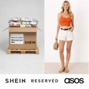 Paleta Odzież MIX Marek Asos,Shein,HM, Zara i inne Gat. C 200kg Wyprzedaż