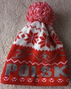 czapka napis Polska zimowa uniwersalna