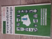 Mapa województwo olsztyńskie wydanie 1972 rok