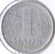 NIEMCY - NRD 1 marka 1982 A, KM# 35.2, XF